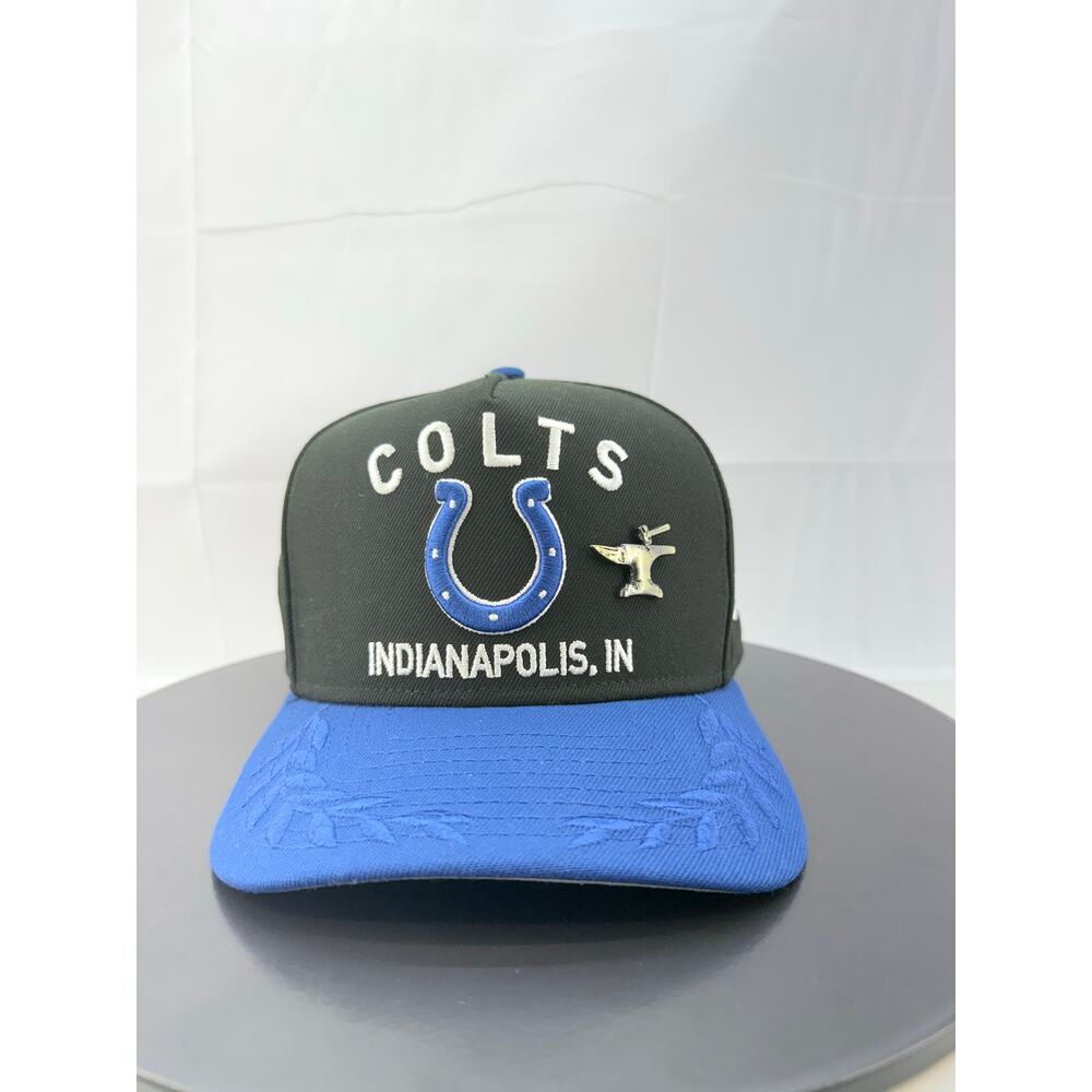 New Era Indianapolis Colts 2025 NFL Draft 59FIFTY A-frame Fitted Hat Size 7 1/8